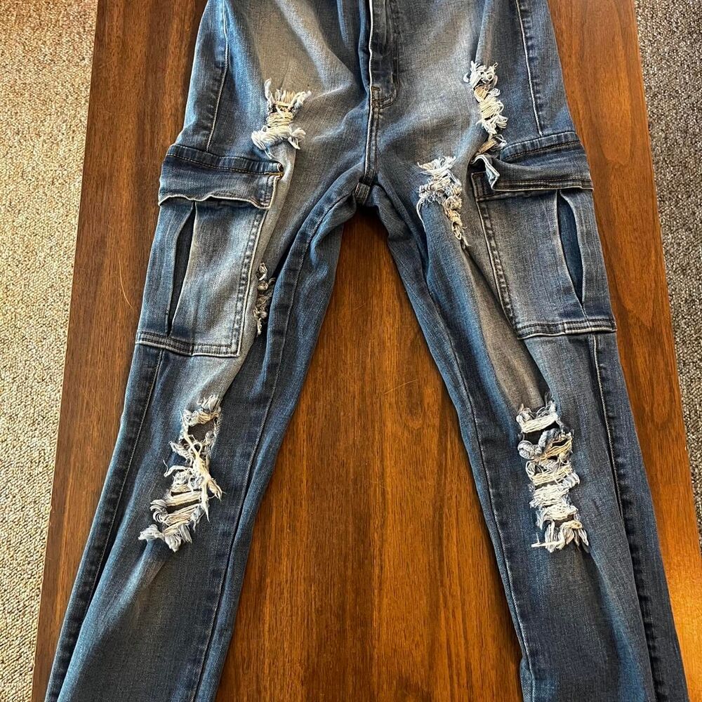 Unbranded Women's Blue and Navy Jeans